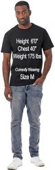Men's Super Heavy (245GSM/8.6oz) Soft100% Cotton Short Sleeve Crew Neck T-Shirt, Multipack Available, S~2XL