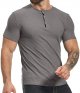 Men's Muscle T Shirts Stretch Short Sleeve Workout Tee Casual Slim Fit Shirt