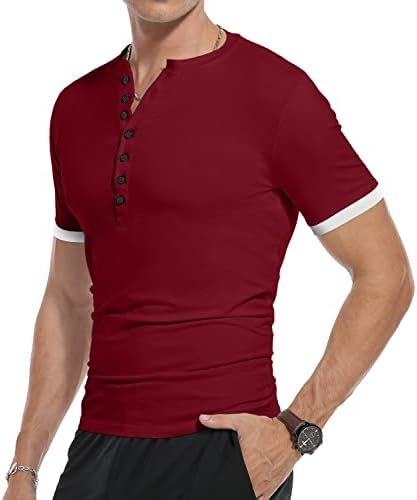 Mens Casual Slim Fit Basic Short Sleeve Fashion Summer T-Shirt