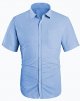 Mens Button Down Shirts Casual Short Sleeve Linen Tops Cotton Lightweight Fishing Tees Spread Collar Plain Shirt