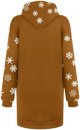 Christmas Women's Printed Long Sleeved Hooded Sweatshirt with Pocket Hoodie Pullover Dress Hoodie Born Dress