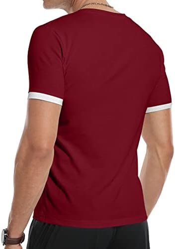 Mens Casual Slim Fit Basic Short Sleeve Fashion Summer T-Shirt