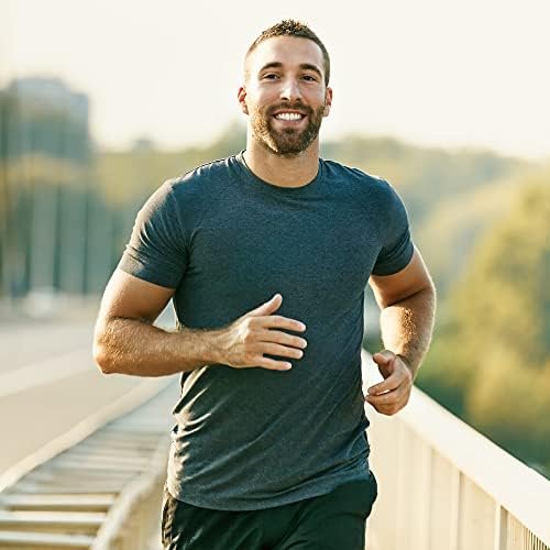 5/7 Pack Workout Shirts for Men Quick Dry Moisture Wicking Mens Gym Shirts Athletic T-Shirts