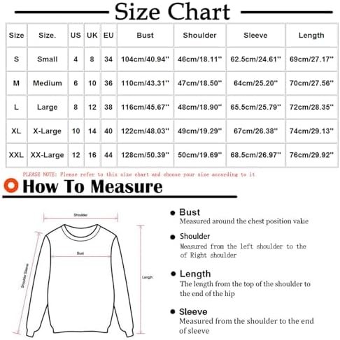 Womens Sweatshirt No Hood Cute Long Sleeve Shirts Fall Casual Pullover Loose Fit Sweater Tops with Pocket