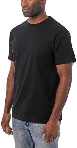 Men's Super Heavy (245GSM/8.6oz) Soft100% Cotton Short Sleeve Crew Neck T-Shirt, Multipack Available, S~2XL