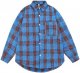 Men's Personality Tie Dye Fashion Loose Plus Size Plaid Long Sleeved Shirt Us Wine