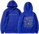 Women's Back Letter Print Hooded Collar Drawstring Hoodie Pullover Sweatshirt Casual Long Sleeve Clothing with Pockets
