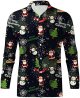 Men Casual Autumn Winter Christmas 3D Printed Shirts Fashion Top Blouse Shirts Mens Large T Shirts Pack