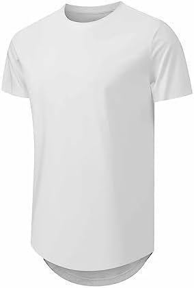 Mens 3 Pack T-Shirt Cotton Longline Classic Top