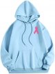 Women's Halloween Stand Alone In October We Wear Witch Breast Cancer Awareness Print Hoodie Fallout Hoodies for