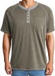 Men's Long/Short Sleeve T-Shirt Stretch Cotton Casual Pullover Tee Shirts with Pockets