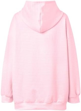 Christmas Women's Winter Small Checkered Print Casual Hoodie Womens Quarter Zip Athletic