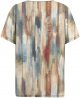 Womens Tops Neck Buttons Sexy Shirts Short Sleeve Dressy Blouses Geometric Print Sweatshirts Clothes Lady Long
