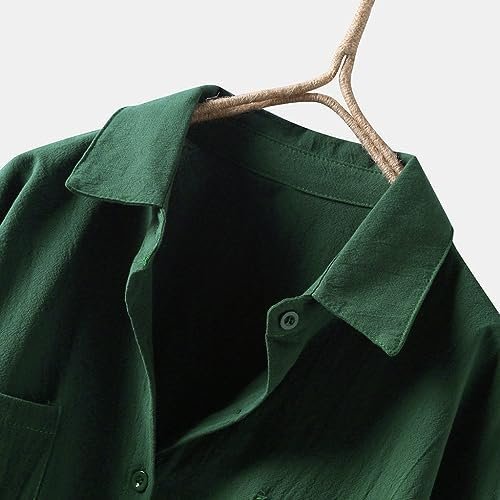 Down Long Blouses Casual Shirts Tops Women's Button Sleeve Women's Blouse Loose Shirts Women Work