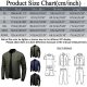 Men's Casual Autumn Winter Jackets Comfortable Solid Color Long Sleeve Jacket with Pocket Zipper Printed Office Jacket