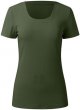 Womens Summer Short Sleeve Tops Square Neck Ribbed Slim Fitted Shirts Casual Tee Tshirt Cute Blouse Junior